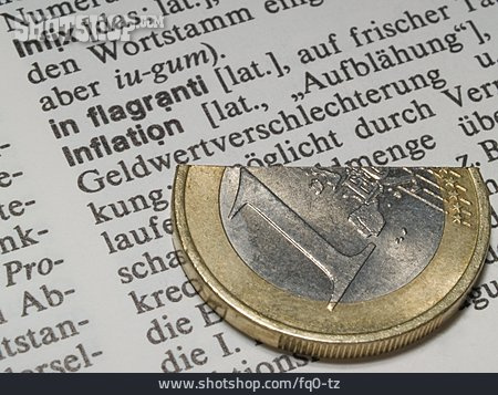 
                Euro, Münze, Inflation                   