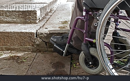 
                Hilflos, Behindert, Rollstuhlfahrer                   