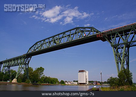 
                Brücke, Eisenbahnbrücke, Nord-ostseekanal                   