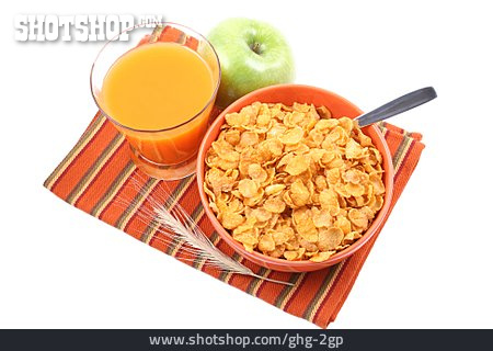
                Gesunde Ernährung, Frühstück, Cornflakes                   
