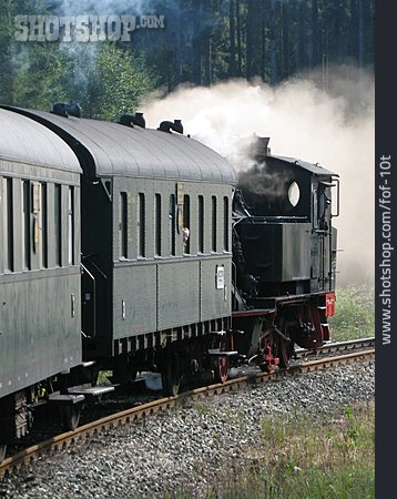 
                Wagon, Dampflokomotive                   