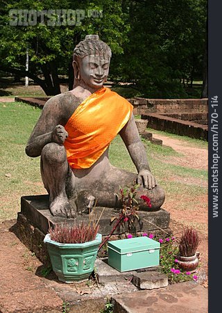 
                Statue, Buddha, Angkor                   