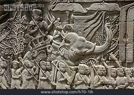 
                Tempel, Relief, Bildhauerei, Angkor, Angkor Wat                   