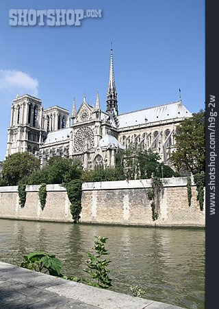
                Seine, Paris, Notre Dame De Paris                   