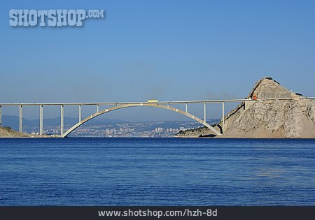 
                Brücke, Kroatien, Krk-brücke                   