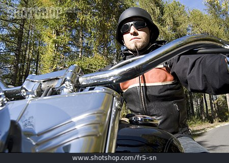 
                Motorradfahrer, Motorradfahren                   