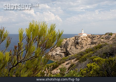 
                Leuchtturm, Klippe, Mallorca, Cap De Formentor                   