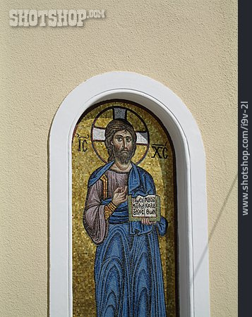 
                Ikone, Mosaik, Heiligenbild                   