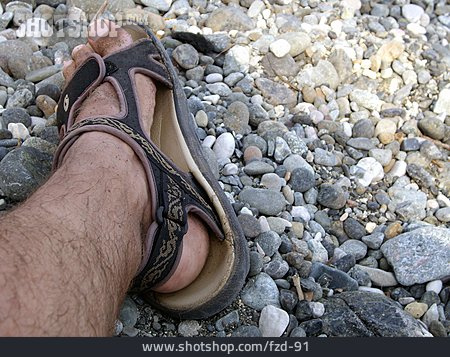 
                Sandale, Fuß                   