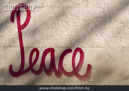 
                Graffiti, Frieden, Peace                   