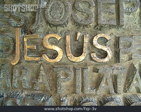 
                Denkmal, Relief, Jesus                   