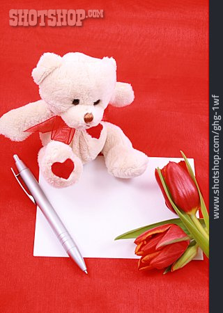 
                Valentinstag, Teddy, Liebesbrief                   