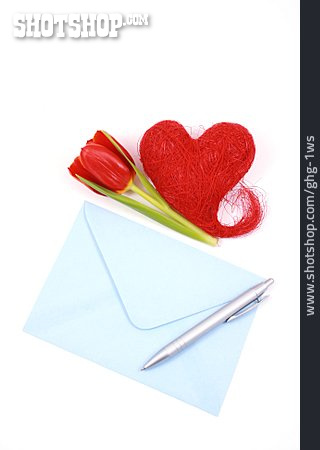 
                Valentinstag, Brief, Liebesbrief                   