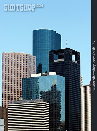 
                Skyline, Wolkenkratzer, Usa, Houston                   
