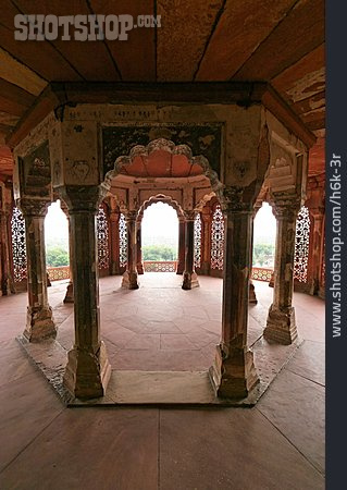
                Ornamente, Indien, Agra, Rotes Fort                   