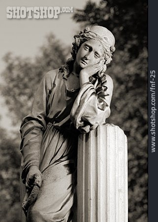 
                Friedhof, Tod, Trauer, Statue                   