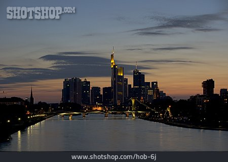 
                Skyline, Main, Frankfurt Am Main                   