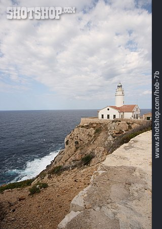 
                Küste, Leuchtturm, Mallorca, Cala Rajada, Capdepera                   