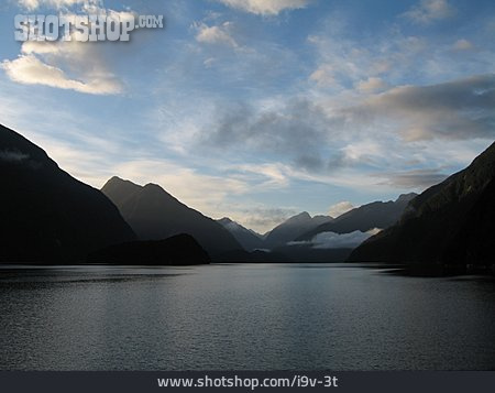
                Gebirge, Neuseeland, Fjord, Doubtful Sound                   