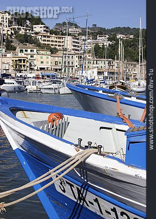 
                Spanien, Fischerboot, Mallorca, Port De Sóller                   