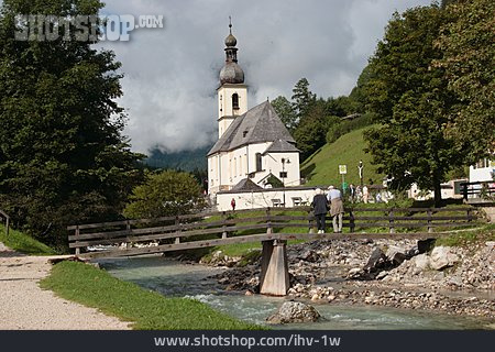 
                Kirche, Bayern, Ramsau, Berchtesgadener Land                   