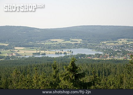 
                Landschaft, Mittelgebirge, Fichtelgebirge, Weißenstadt, Weißenstädter See                   