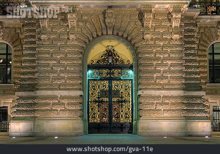 
                Eingang, Portal, Hamburger Rathaus                   