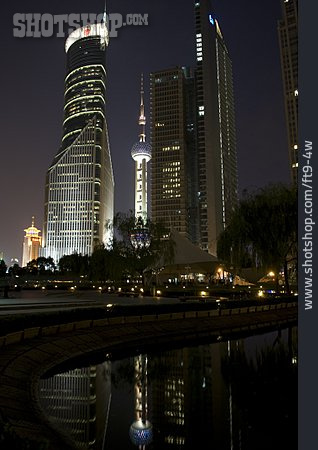
                Wolkenkratzer, Fernsehturm, Shanghai, Oriental Pearl Tower                   
