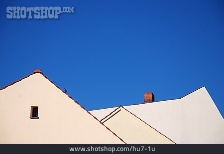 
                Wohnhaus, Fassade, Giebelwand                   