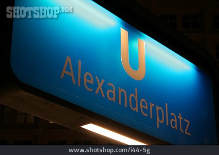 
                U-bahn, Alexanderplatz                   