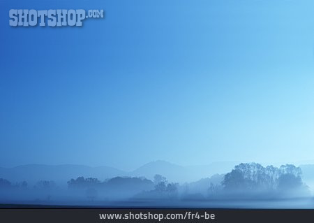
                Landschaft, Blau, Nebel, Morgen                   