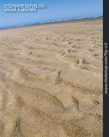 
                Strand, Sand, Sandstrand, Rippelmarke                   