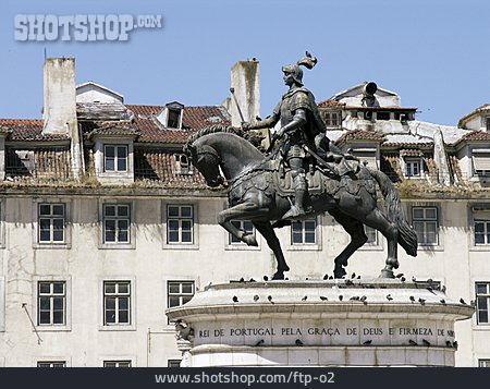 
                Denkmal, Lissabon, Reiterstandbild                   