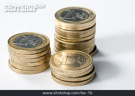 
                Geld, Euro, Münze, 1 Euro                   