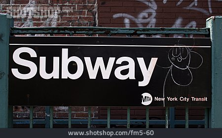 
                U-bahn, New York, Subway                   