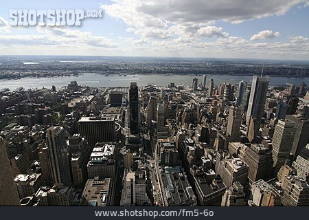 
                Wolkenkratzer, Manhattan, Häuserschlucht, New York City                   