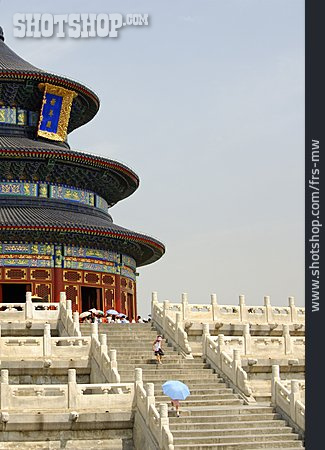 
                China, Peking, Himmelstempel, Halle Des Erntegebets                   