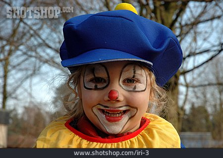
                Kind, Karneval, Clown                   
