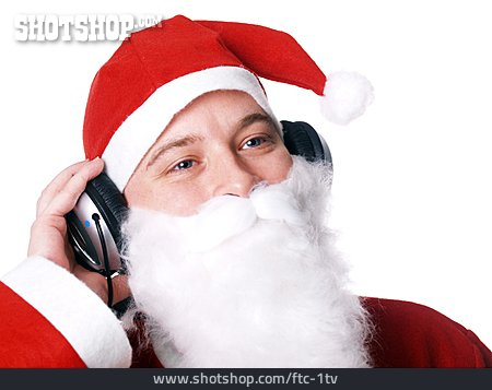 
                Weihnachtsmann, Kopfhörer                   