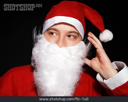 
                Weihnachtsmann, Kopfhörer                   