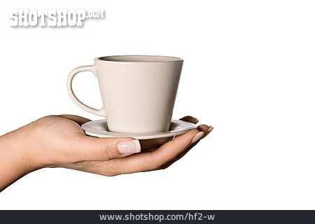 
                Hand, Kaffeetasse                   