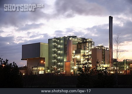 
                Industrie, Industriegebäude, Müllverbrennungsanlage                   