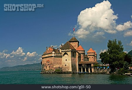 
                Genfer See, Schloss Chillon                   