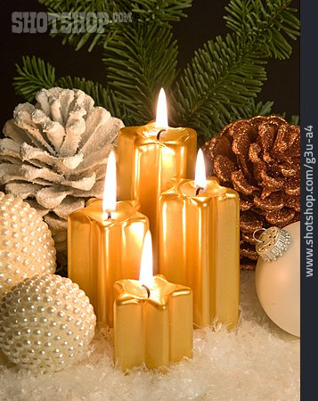 
                Weihnachten, Advent, Kerze                   