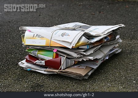 
                Recycling, Altpapier                   