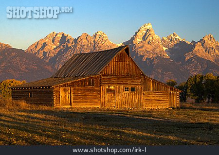 
                Gebirge, Hütte, Mormonenhütte                   