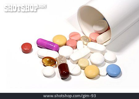 
                Tablette, Arznei, Pillendose                   