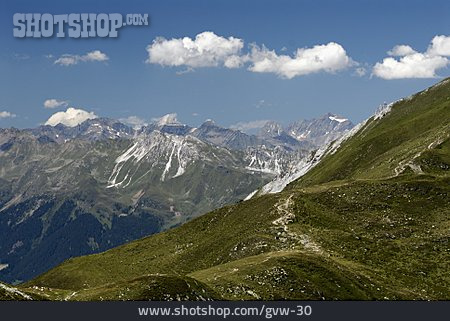 
                Gebirge, Alpen, Penser Joch                   