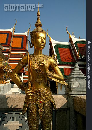 
                Wat Phra Kaeo, Wächterstatue                   