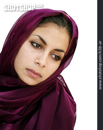 
                Junge Frau, Frau, Kopftuch, Muslimin                   